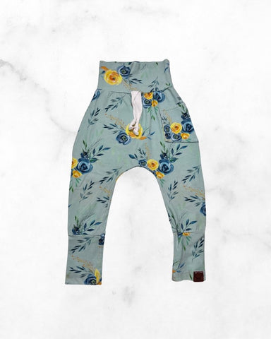 nin9 ♡ 6 mo - 3T ♡ floral grow with me joggers