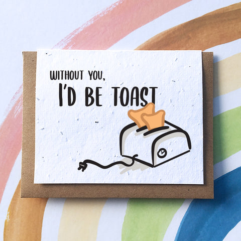 sew sweet ♡ greeting card ♡ toast without you
