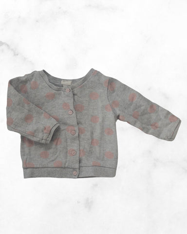 h&m ♡ 6-9 mo ♡ polka dot cardigan
