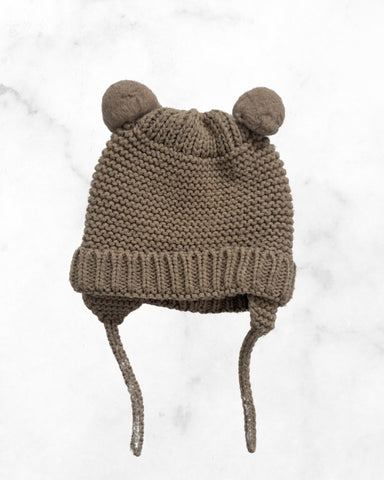 zara ♡ 3-6 mo ♡ pom pom bear knit hat