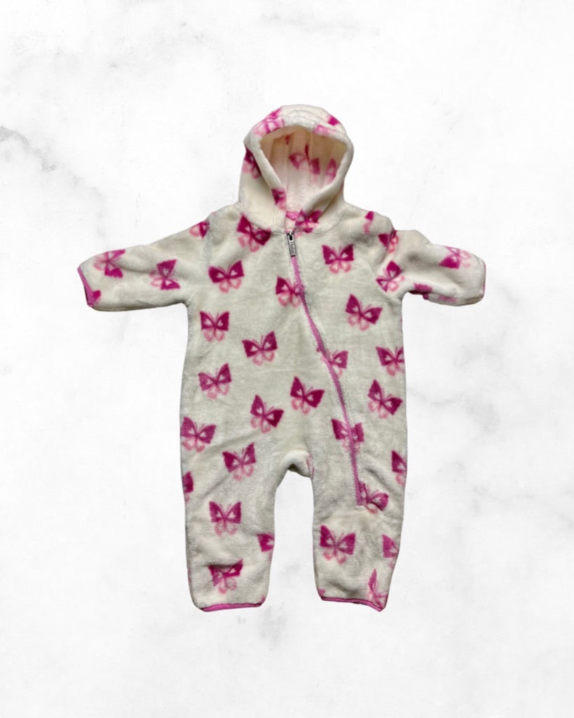 hatley ♡ 12-18 mo ♡ butterfly fuzzy fleece baby bundler