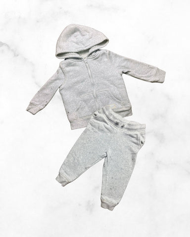 oshkosh ♡ 18 mo ♡ sherpa lined star fleece sweat set