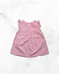 harper canyon ♡ 6-12 mo ♡ pink striped peplum dress