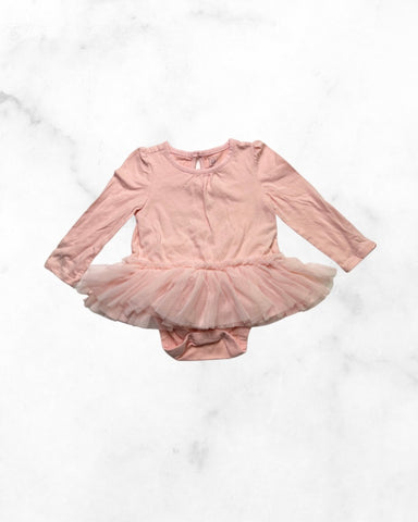 gap ♡ 12-18 mo ♡ long sleeve tulle bodysuit