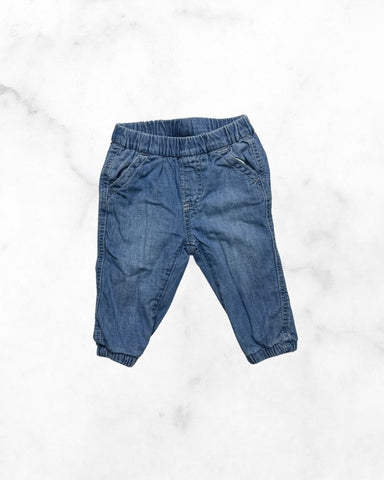 gap ♡ 6-12 mo ♡ cotton lined denim joggers