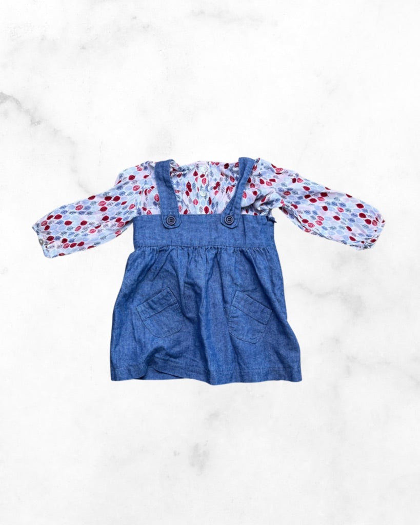 seed baby ♡ 3-6 mo ♡ jumper & leaf set
