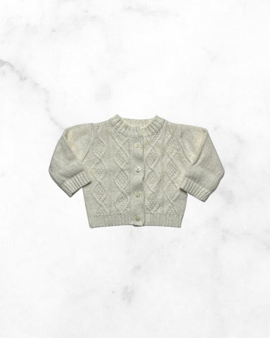 baby b'gosh ♡ 0-3 mo ♡ sparkle knit cardigan