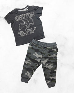 h&m/oshkosh ♡ 6-9 mo ♡ jogger set