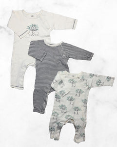 touched by nature ♡ 3-6 mo ♡ organic cotton pj bundle