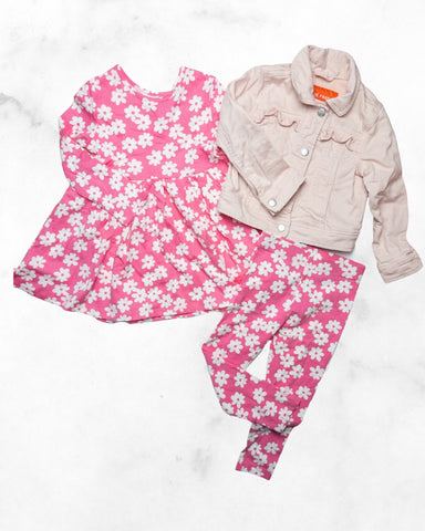 joe fresh ♡ 3t ♡ 3 piece pink bundle