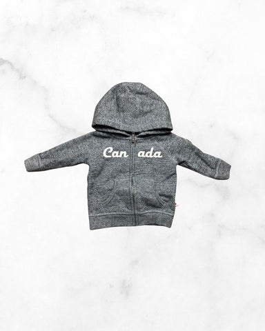 canadiana ♡ 3-6 mo ♡ zippered hoodie
