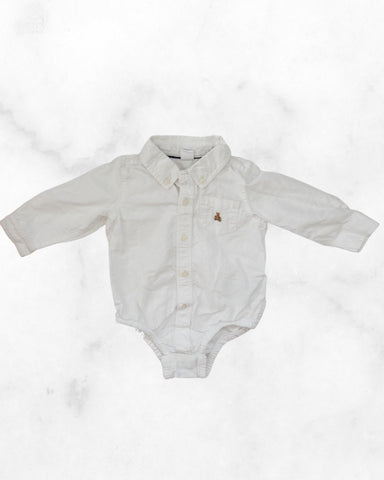 gap ♡ 12-18 mo ♡ long sleeve button up dress shirt bodysuit