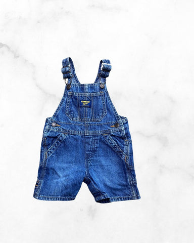 oshkosh ♡ 12 mo ♡ denim short overalls