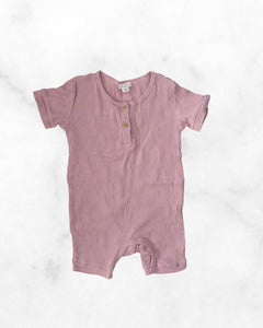 rise little earthling ♡ 18-24 mo ♡ ribbed short romper