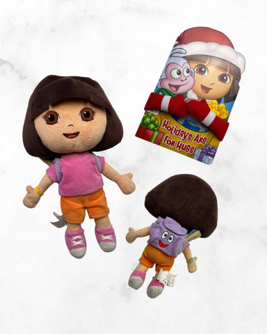 nickelodeon ♡ o/s ♡ dora holiday book & toy set