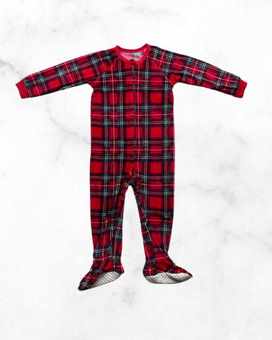 childrens place ♡ 2t ♡ plaid fleece zip sleeper