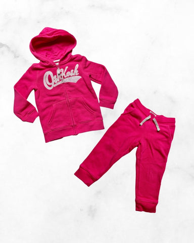 oshkosh ♡ 2t ♡ zip up hoodie & jogger set