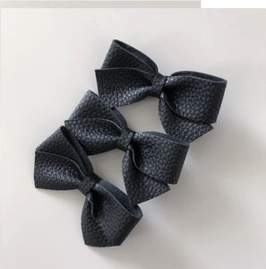 charlotte bow ♡ black vegan leather