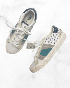 zara ♡ 3.5 ♡ studded sneakers