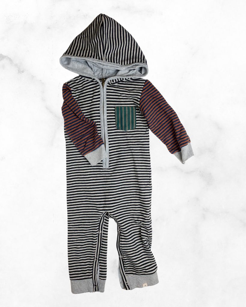 me & henry ♡ 12-18 mo ♡ multi stripe romper
