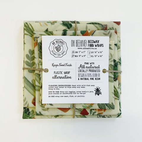 Beeswax Wraps: Five In The Hive | House Plant Collection